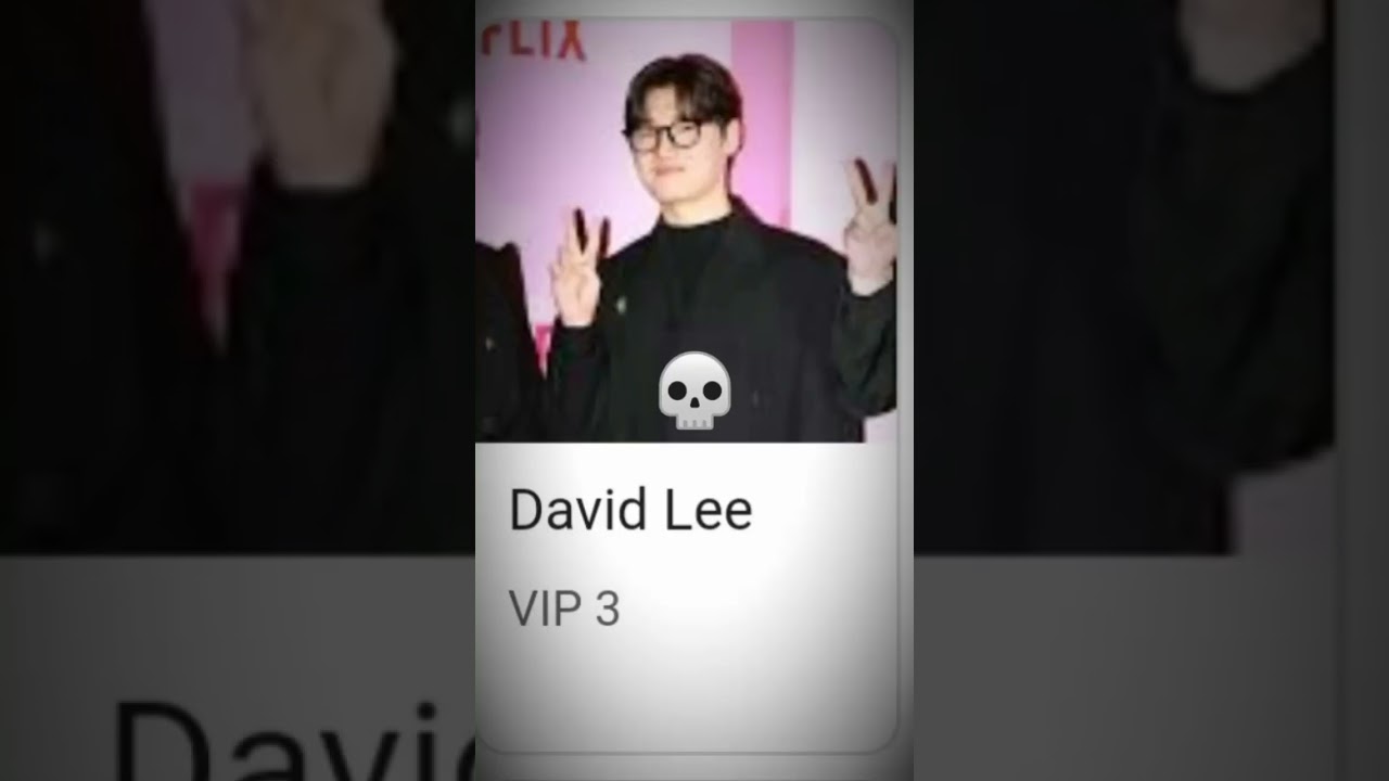 thể thao lucky88 Lee David | Min-su | Squid Game | VIP 3 | Player 125 | @Steffie_EditsYT |
