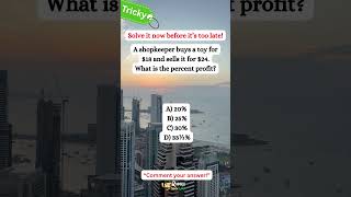 TRICKS Even Smart Students! | SAT Percentage Puzzle | Solve It! #shorts #math #riddlemathworld