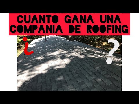 Cuanto gana una compania de roofing | cuanto gana un rufero #shorts