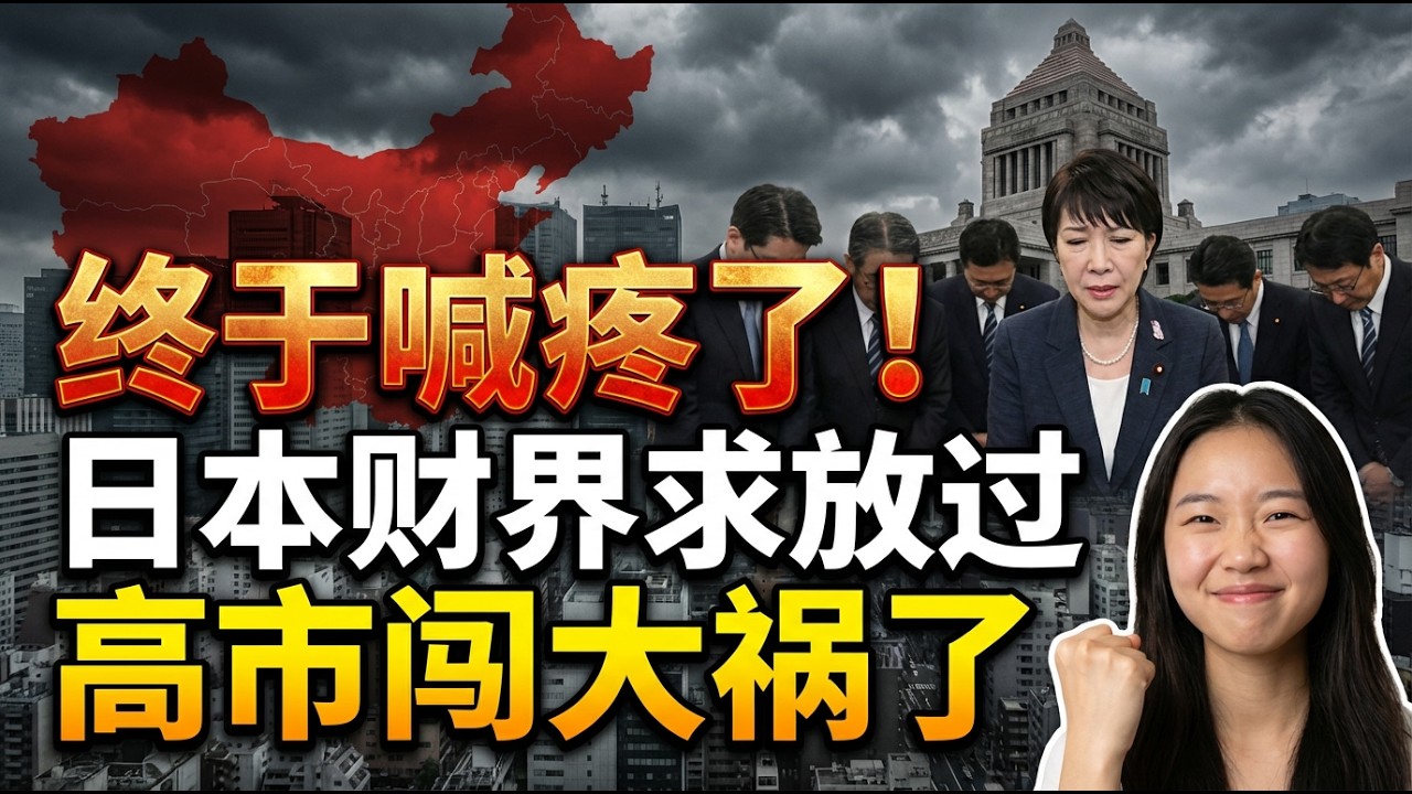 终于喊疼了！中国的制裁效果出来了，日本企业求放过，高市进退两难