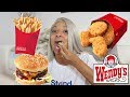 WENDY'S MUKBANG!!! (CHICKEN NUGGETS, FRIES & MORE!)