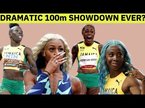 "FASTEST 100M EVER?! 😱 Sha'carri  Richardson  Vs Shericka Jackson, Elaine Herah & Shelly Ann!"