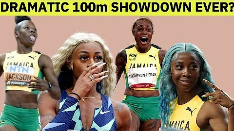 "FASTEST 100M EVER?! 😱 Sha'carri  Richardson  Vs Shericka Jackson, Elaine Herah & Shelly Ann!"