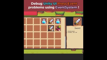 How to FIX UI Click Event not working in Unity #unitytips