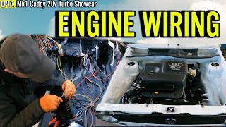 Ep17. Wiring up the 20V Turbo engine in the Mk1 Caddy Showcar!