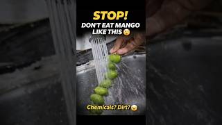 How to Wash Mango Properly | Mango Cleaning Hack | Kitchen Tips 🥭✨😛