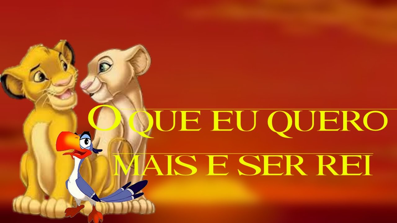 O que eu quero mais é ser rei - com letra - YouTube Music