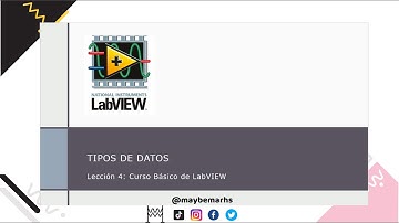 Lección 4: Tipos de Datos en LabVIEW