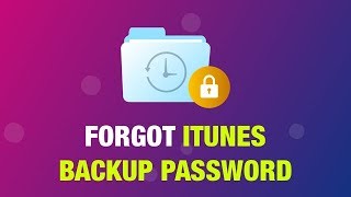 Forgot iTunes Backup Password? Recover/Unlock/Bypass it!