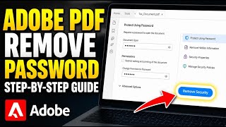 How to disable PDF password for tax documents in Adobe - Detailed Guide