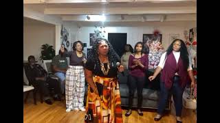 Video thumbnail of "Monica Ross and Family “Prayer Will Change Things” Cover"