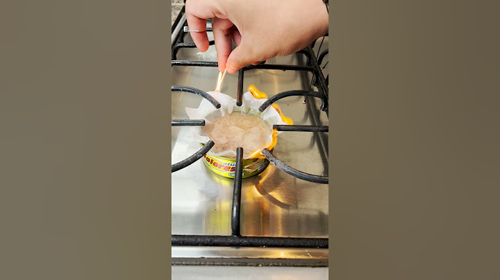 ¿Te quedaste sin gas? Usa una lata de Atún Hack