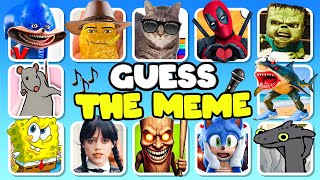 🔥 GUESS THE MEME & WHO'S SINGING 2025 Edition #2 🎤🎵 | Tung Tung Sahur, Wednesday, MrBeast, Ballerina