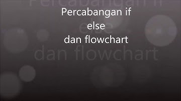 flowchart dan percabangan IF tentang kasir warung makan by aprilia susanti