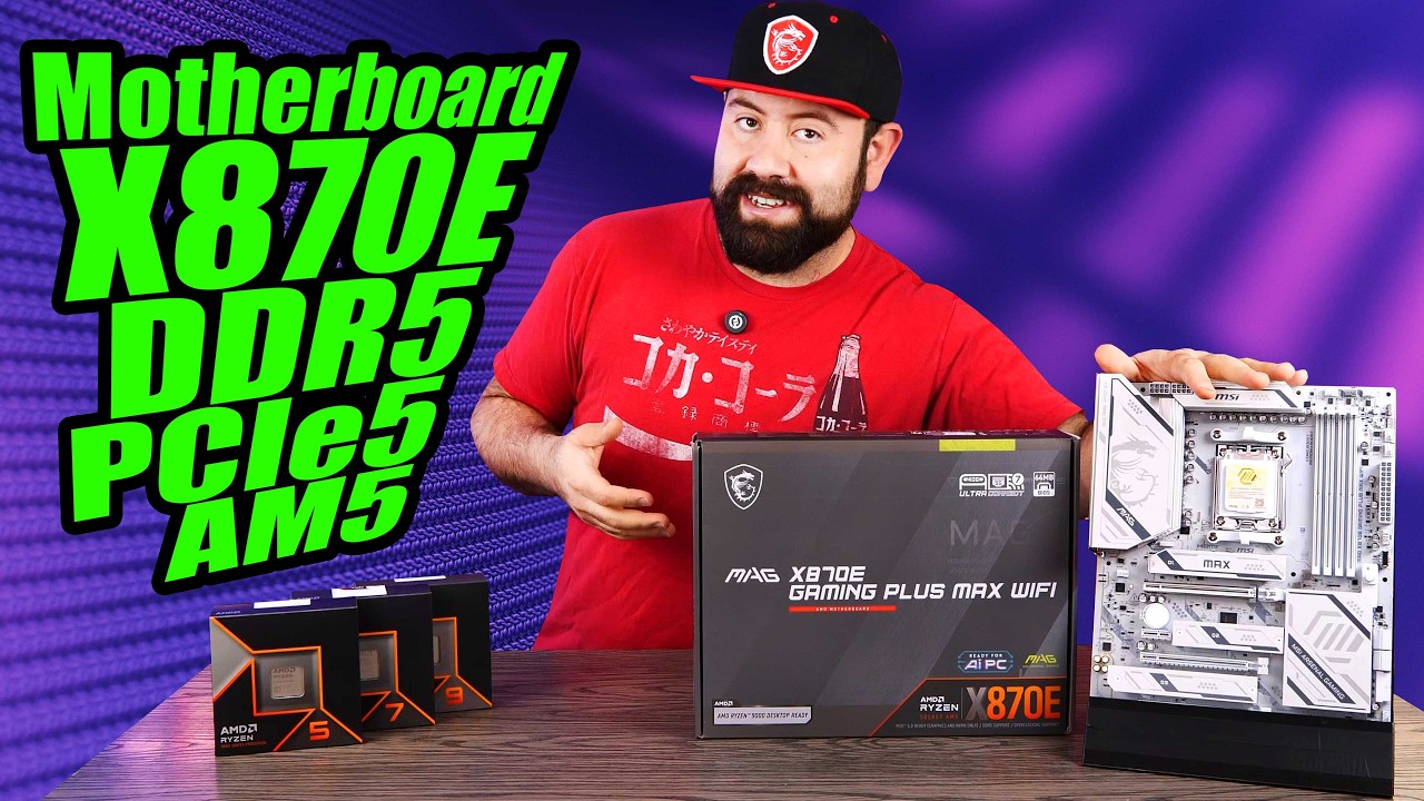 Upgrade en color blanco con la MSI MAG X870E GAMING PLUS MAX WiFi para socket AM5 y AMD Ryzen!