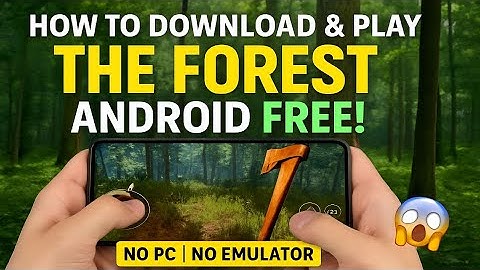How to Download & Play The Forest on Android FREE! (No PC, No Emulator)😱