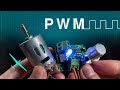 How PWM works | Controlling a DC motor with a homemade circuit