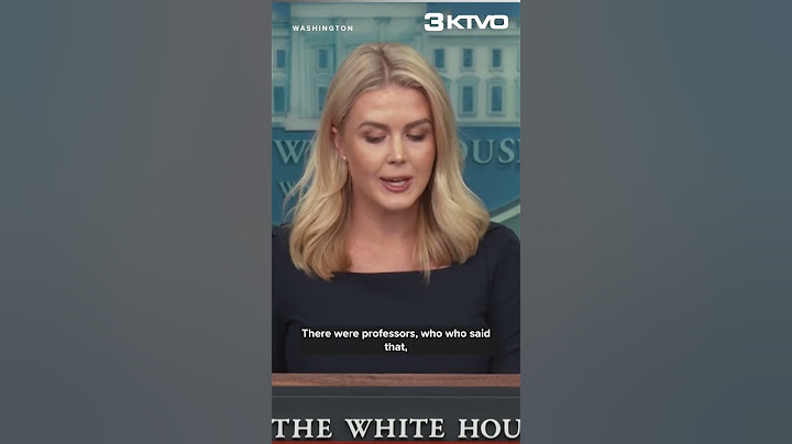 Leavitt answers questions on dispute between Harvard and White House