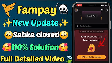 Fampay account blocked problem | How to unblock Fampay account | Fampay guardian account not allowed
