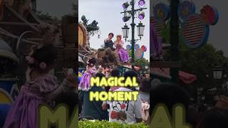 Little Princess gets a MAGICAL Moment from Rapunzel! Special Disney Moment #disney #disneyparks