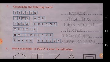 class 3 computer (worksheet 2) chapter 6-9