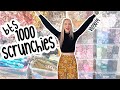 BTS making 1000 scrunchies VLOG 014 - BULK scrunchies - studio vlog - behind the scenes