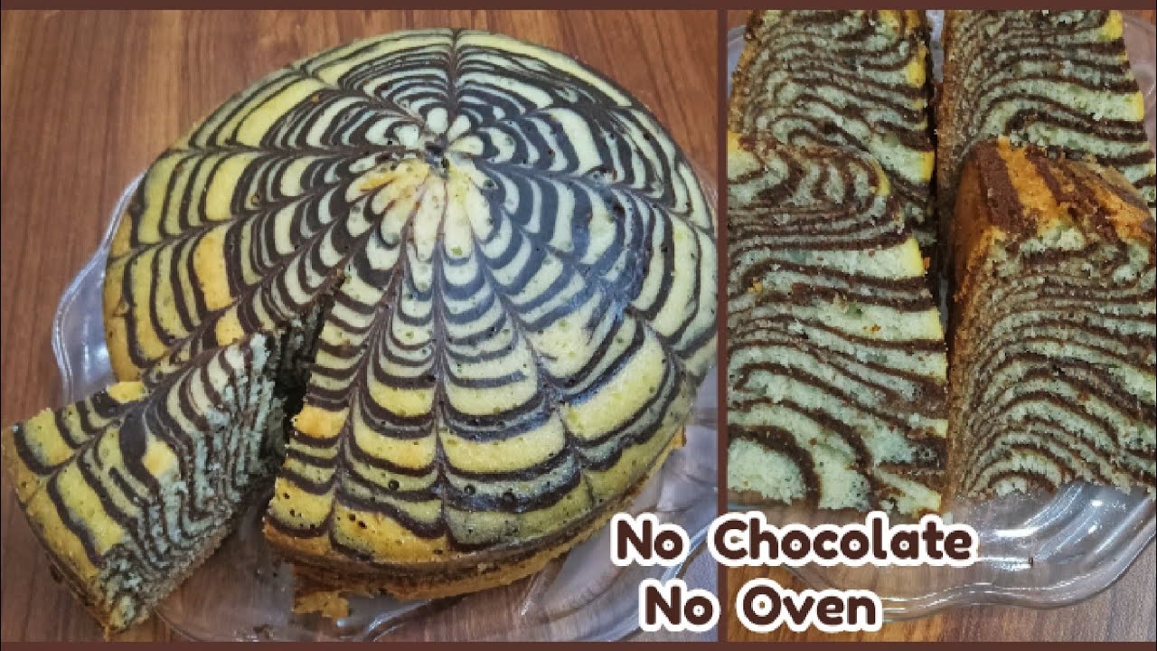 How To Make Marble Cake Chocolate Marble Cake Without Oven Zebra Cake Recipe Youtube