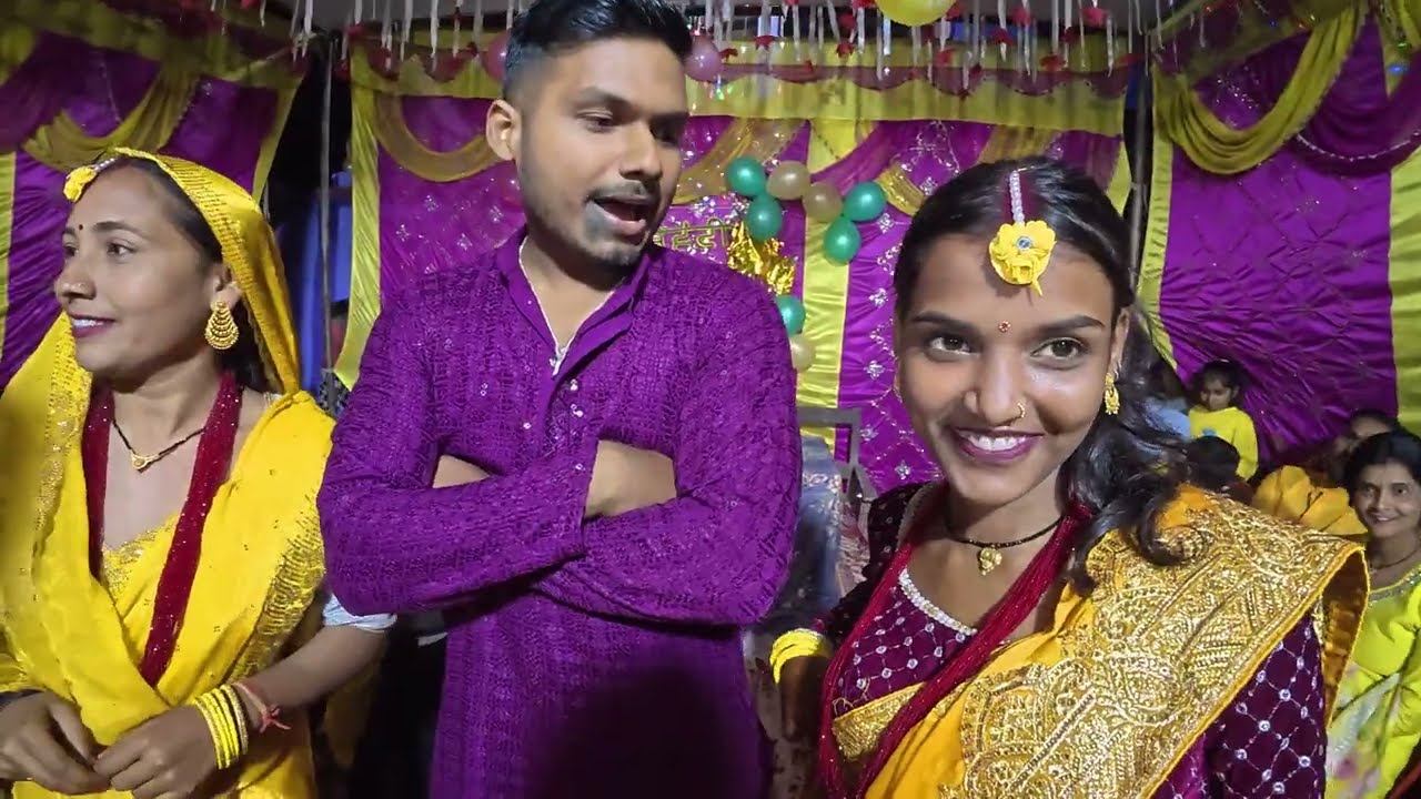 Part 2 | Mukesh ke Haldi and Mehandi Ceremony | The fun part | #haldi #mehandi NJ VLOGS | NILESH JHA