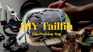 I made a DIY tailfin | Bike Packing tail bag