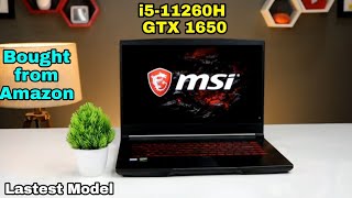 MSI GF63 Thin Intel Core i5-11260H GTX 1650 GDDR6 Unboxing