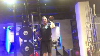 Will Davis Training - braced 1-arm DB press