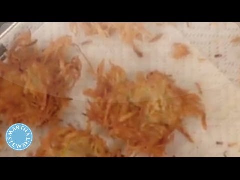 Potato Latkes Recipe for Hanukkah- Martha Stewart