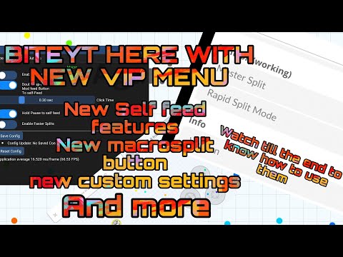 Agario 2.20.3, MACRO MOD MENU, Macro Button Tutorial, Classic and Burst, Without Root