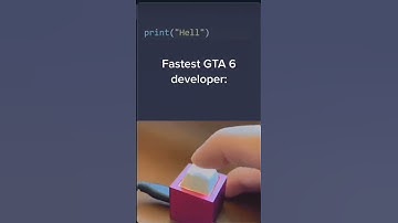 Fastes GTA 6 developer🧑‍💻🕹 #html5 #new #shortvideo #html #subscribe #fun #htmlcss #webdeveloper