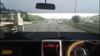 Mentahan video dari dalam kabin truck canter...