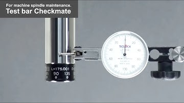 For machine spindle maintenance【 Test bar Checkmate 】