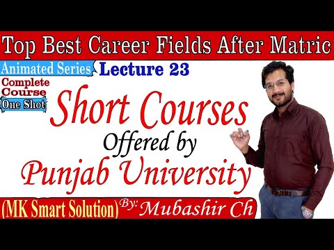 23 | Best Short Courses After Matric | By Punjab University