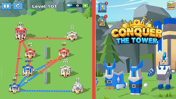 Conquer the tower 🗼 level-101 || strategy game || Android / mobile game | virahagamer