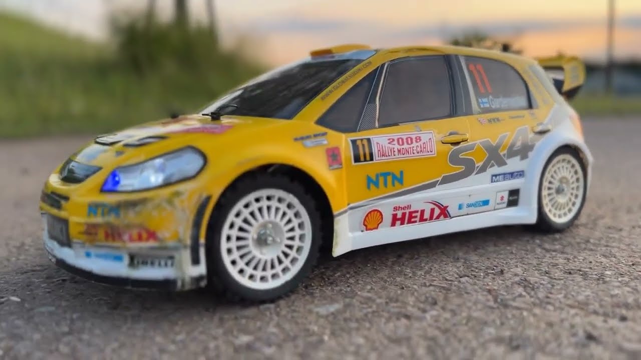 超貴重!タミヤTT-02ラリー仕様スズキSX4WRCモーター・オプション多数付属 タミヤ TT-01 スズキSX4 WRC! TAMIYA TT-01 SUZUKI SX4 WRC