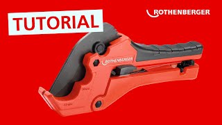 How To Cut At A Perfect 90 Angle With The Rocut 42 Twincut Rothenberger Academy