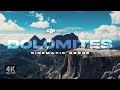 Dolomites in drone italy