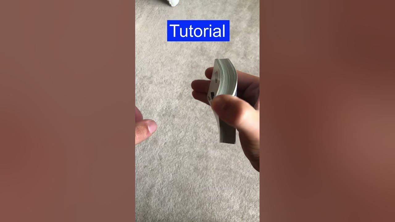 Learn How to Spring the Cards like a PRO😮 #shorts #tutorial