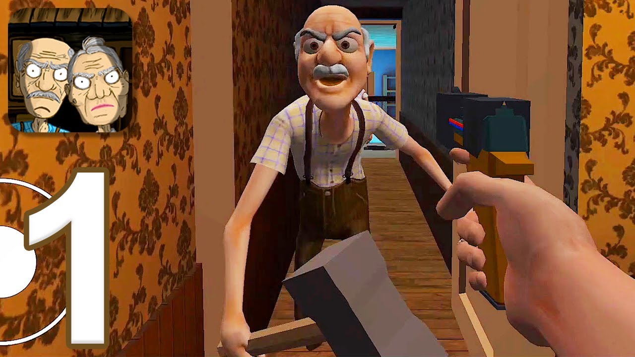 Grandpa And Granny Escape Gameplay Walkthrough Part 1 Chapter 1