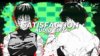 Satisfaction - Benny Benassi [Edit Audio]