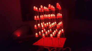 LED Cube 4x4x4 Demo