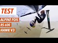 Test alpine foil rs600  stab ha 165  mat hawk v3