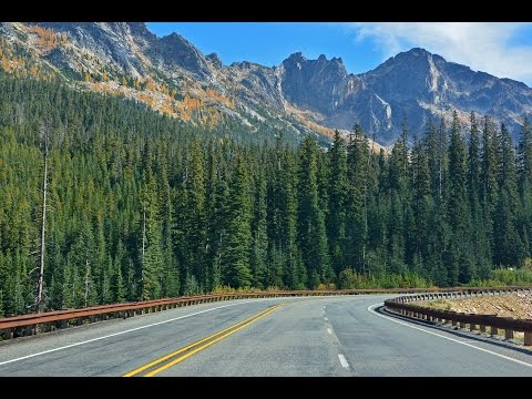 Video: Վաշինգտոնի Cascade Loop Scenic Driving Tour