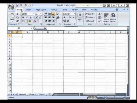 Học excel cơ bản 2007 | Học Excel cơ bản | Bài 1: Tổng Quan Giao Diện Excel