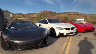 Mclaren 650s vs bmw m4 ferrari ...