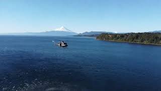 Simulacro de búsqueda y rescate en el lago Llanquihue
